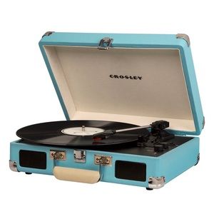 Crosley - Cruiser Deluxe Bluetooth Portable Turntable - Turquoise *•BNIB•*